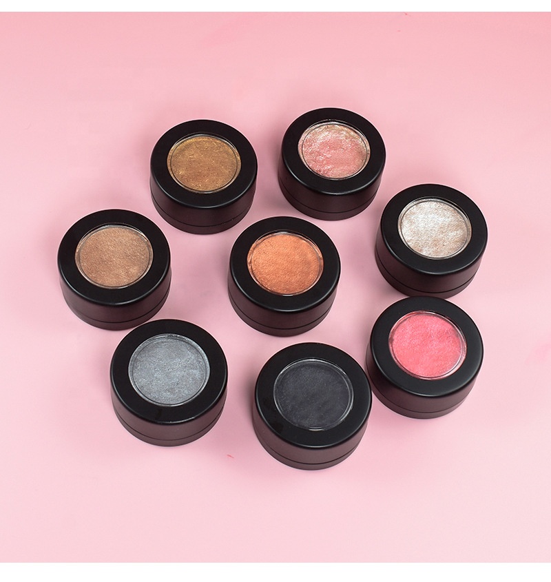 15colors High Pigment Customized Glitter Eye Shadow Private Label Single Shimmer Eyeshadow Cream