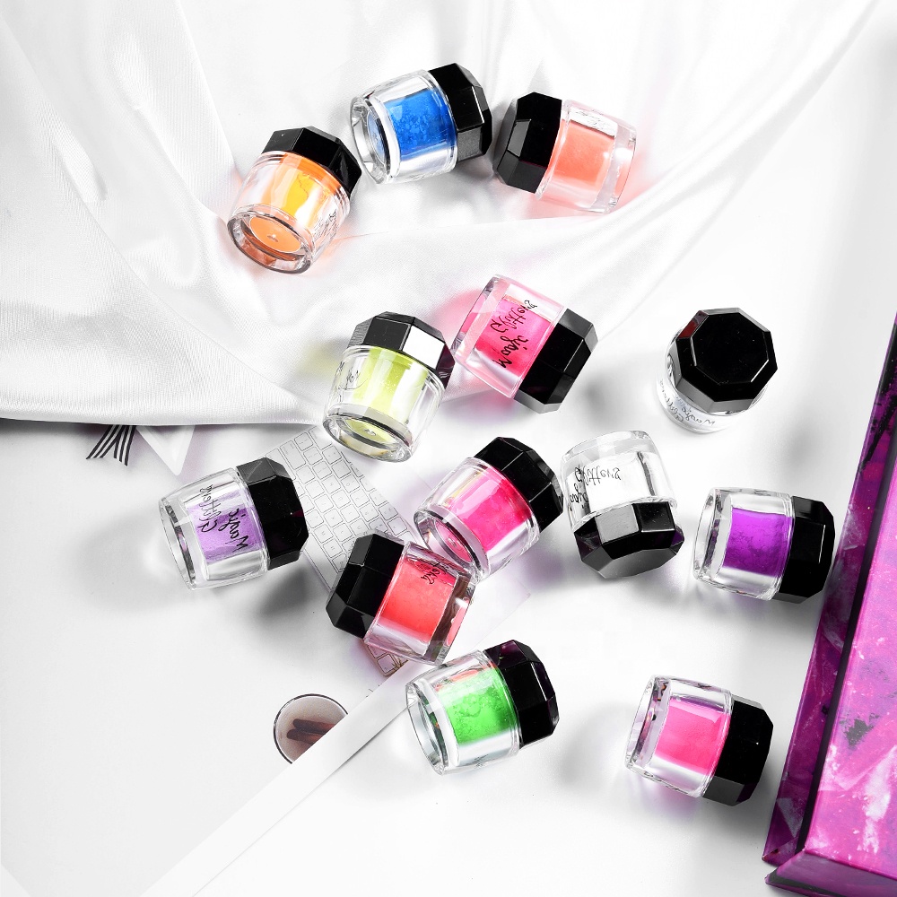 Private Label Multichrome Eyeshadow Glitter Neon Pigment Makeup High Pigment Loose Eyeshadow Pigments