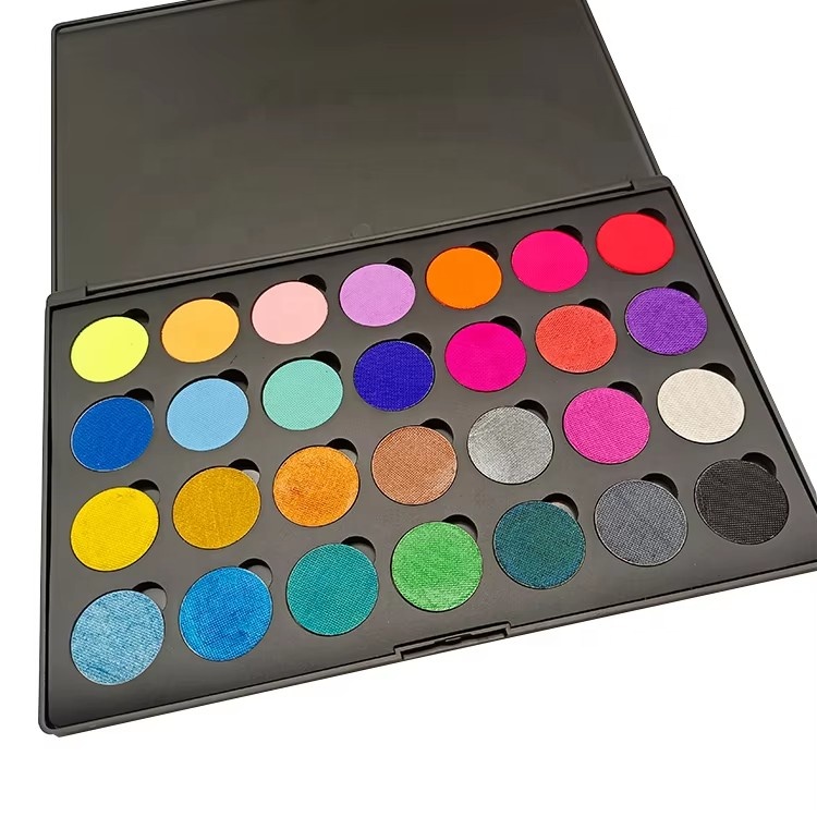 Professional Mixed Color Face Body Paint Water Activated Eyeliner Makeup Washable Painting Palette Natural Eyeshadow Palette