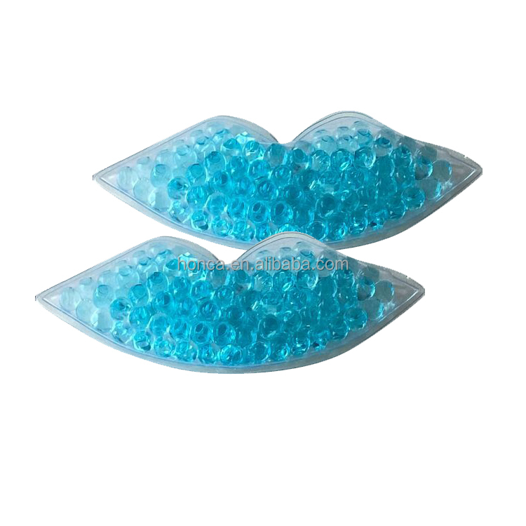 Wholesale Customize Hot Cold Lip Gel Pack Reusable Lip Ice Pack Cooling Lip Gel Mask
