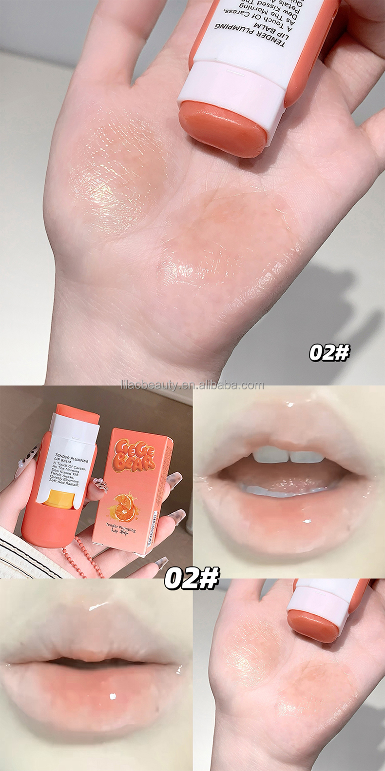 Moisturizing Lip Balm Colorless Hydrating Lipstick Base 6