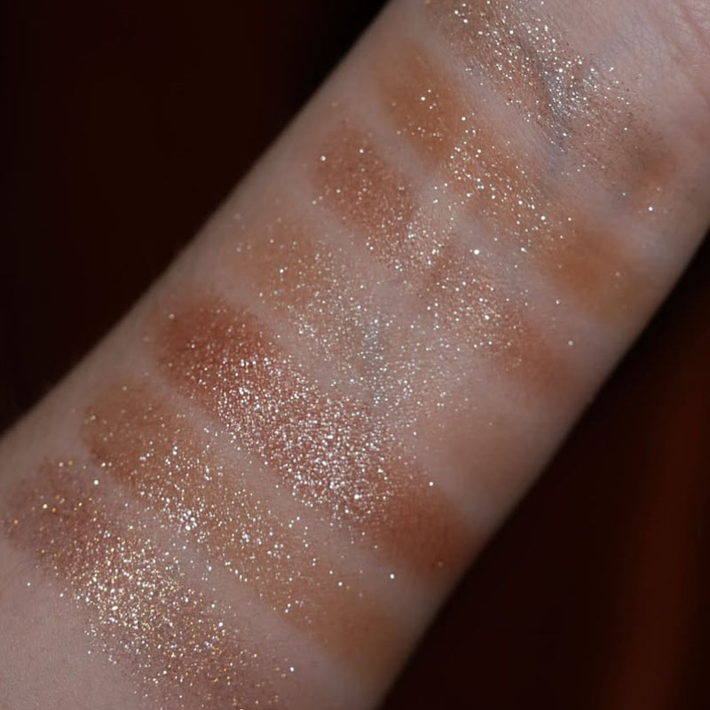 Single Waterproof Cream Matte Shimmer Eyeshadow Palette Long-Lasting Pressed Powder for Light Fair or Dark Skin Tone