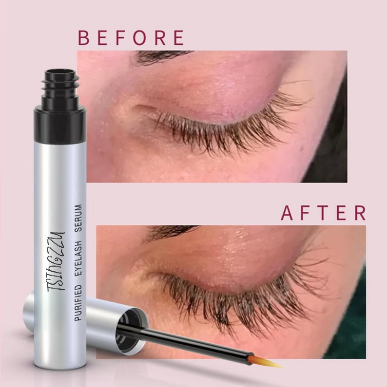 Fast Eyelash Growth Serum Natural Eyelash Enhancer Longer Fuller Thicker Curling Lash Treatment Eye Care Products Makeup