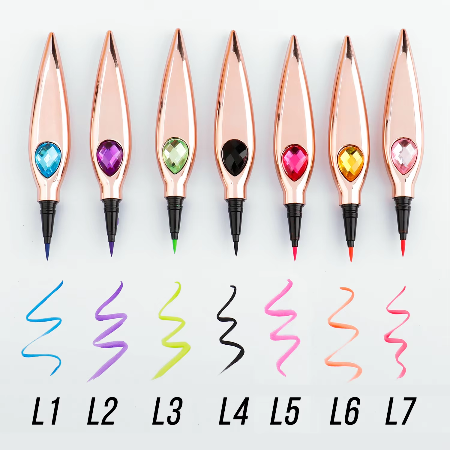 Long-Lasting Waterproof Gel Eyeliner Pencil Beauty Makeup with Private Label for Eye Use