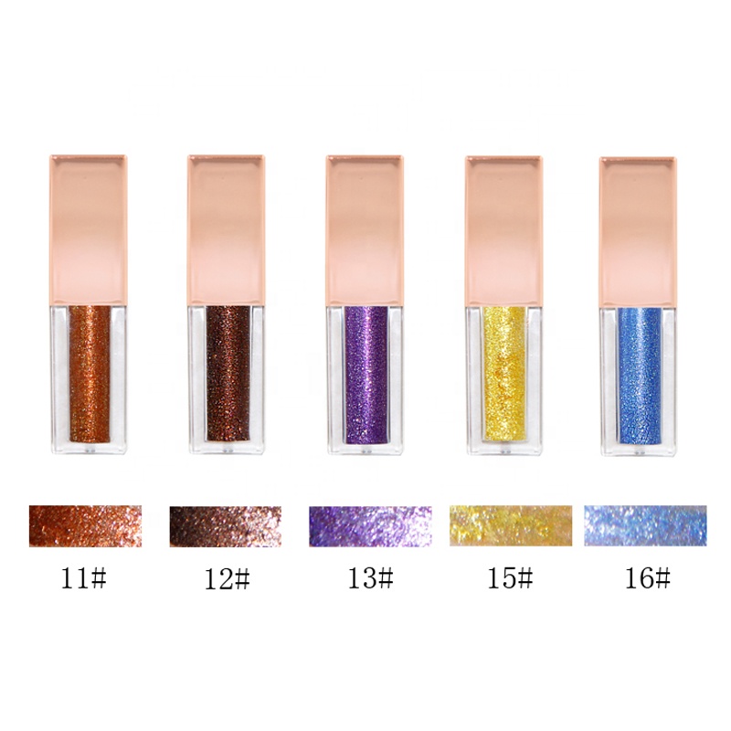 Wholesale OEM Cosmetics Shiny Eye Shadow Eyeliner Glitter Shimmer Liquid Eyeshadow