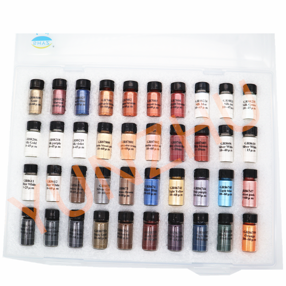 Multichrome Loose Eyeshadow Powder Inorganic Cosmetic Pigment with Colored Pearls Natural Mica Ceramic Pigment Premium Quality