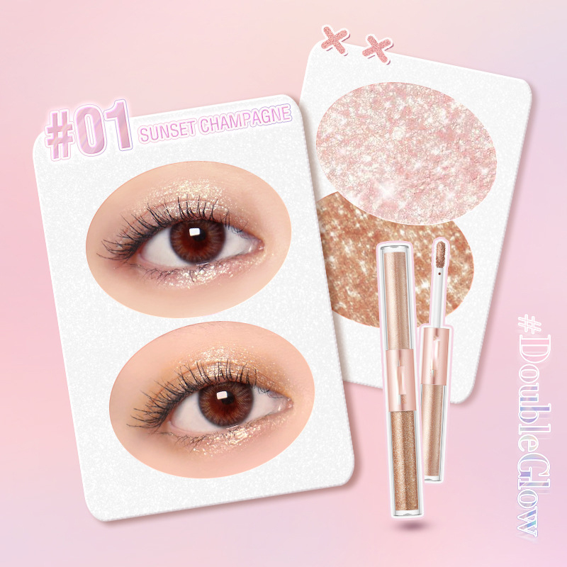 Duoduo PFE18 Custom logo Fashion Beauty Productcs Best Selling Colorful Glitter Liquid Eyeshadow