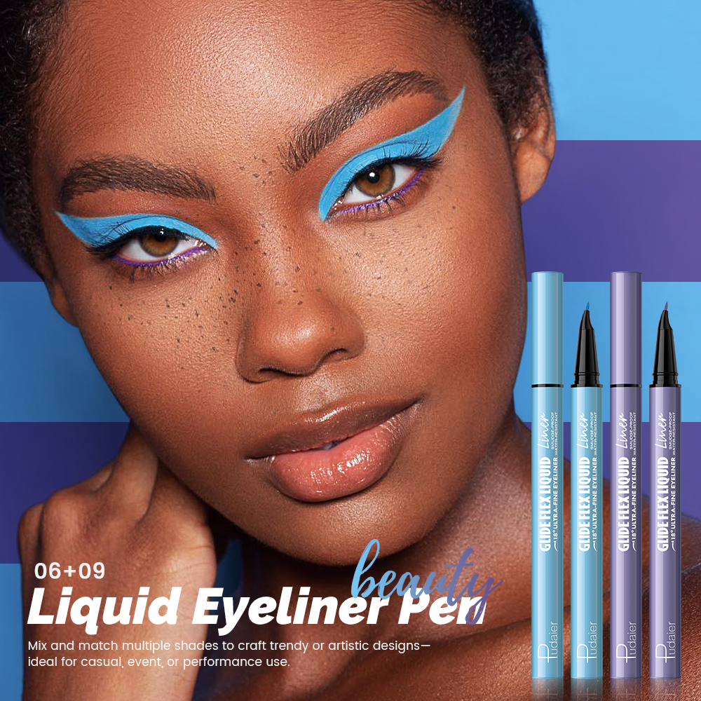 Custom Logo 12 Colors Liquid Eyeliner Pen Waterproof Fine Tip Long Lasting Smudge Proof Eyeliner Makeup Private Label Cosmetics
