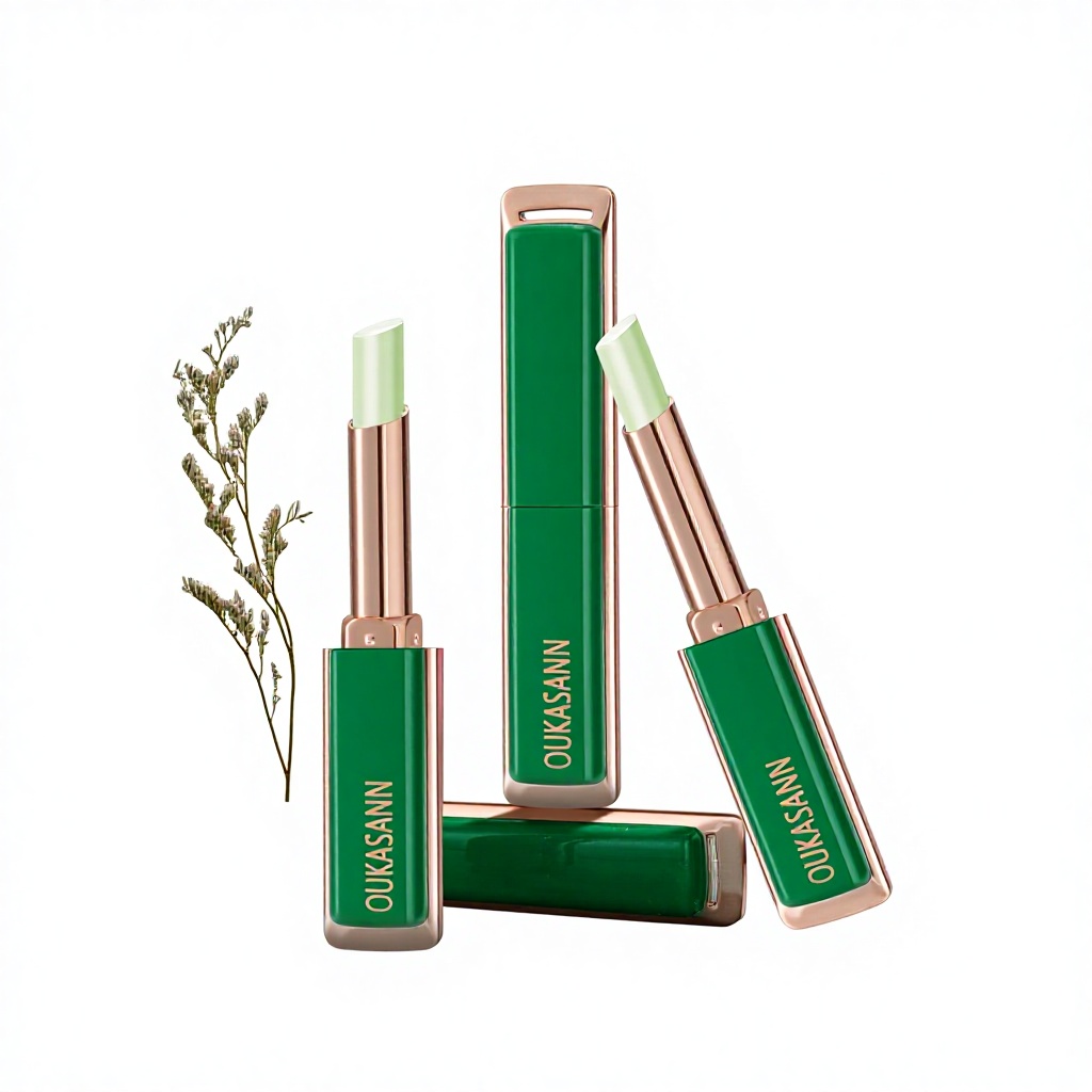 Ouka Shang Moisturizing Lip Balm Hydrating Nourishing Anti-Chapping Fade Lip Lines Repairing Mint Flavor Colorless Lip Primer