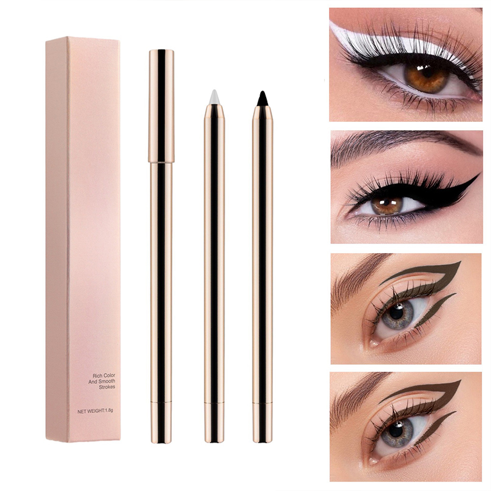Wholesale Custom 4 Colors Vegan Eyeliner Pencil Private Label Long-Lasting Chameleon Laser Box Waterproof Magic Eye Makeup Pen