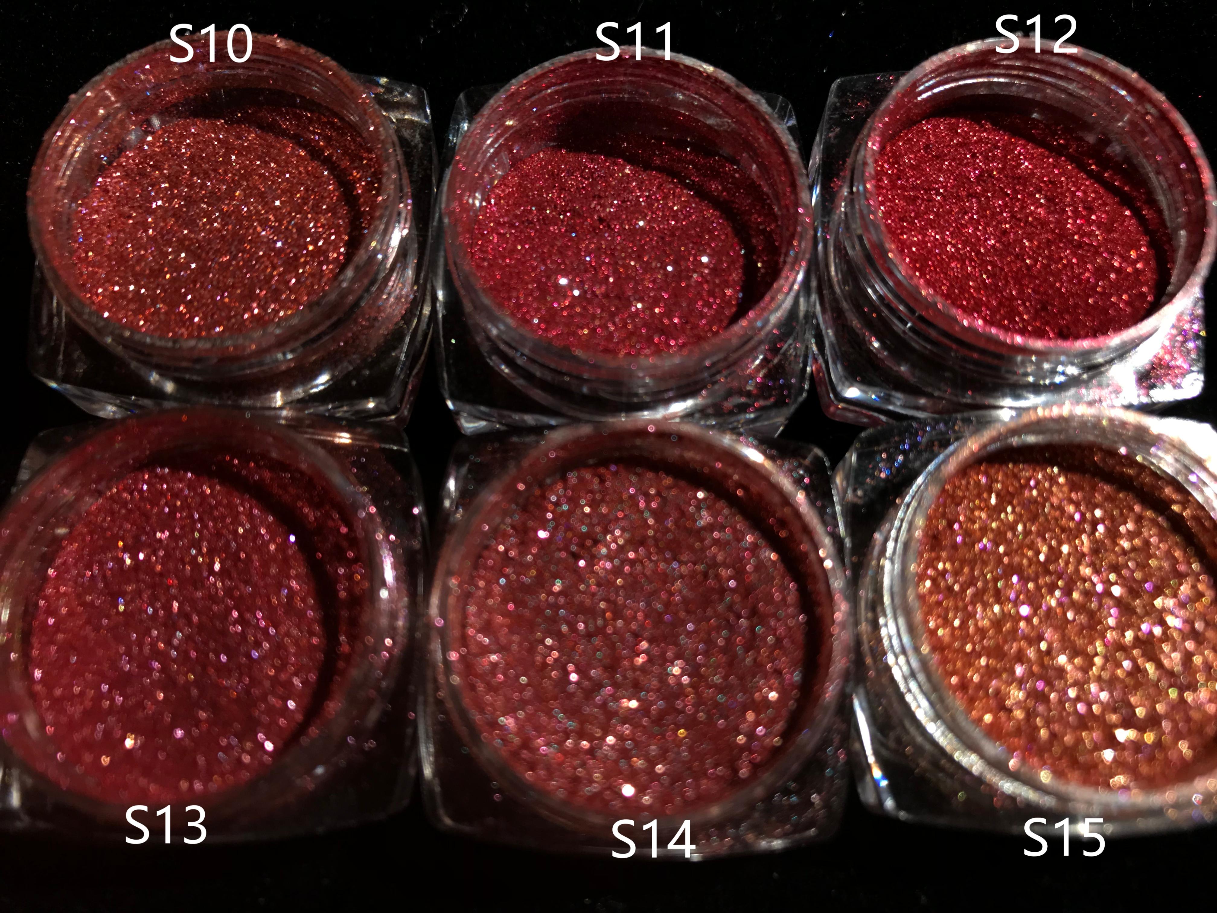 Eyeshadow shade showcase