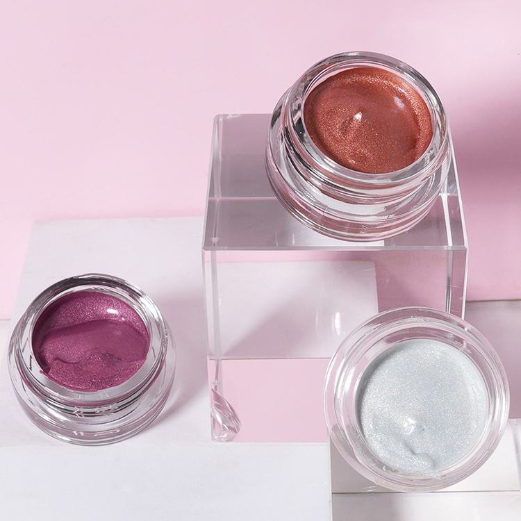Wholesale Cosmetics Makeup Shimmer Glitter Vegan Cream Eyeshadow Velvet Creamy Eye Shadow