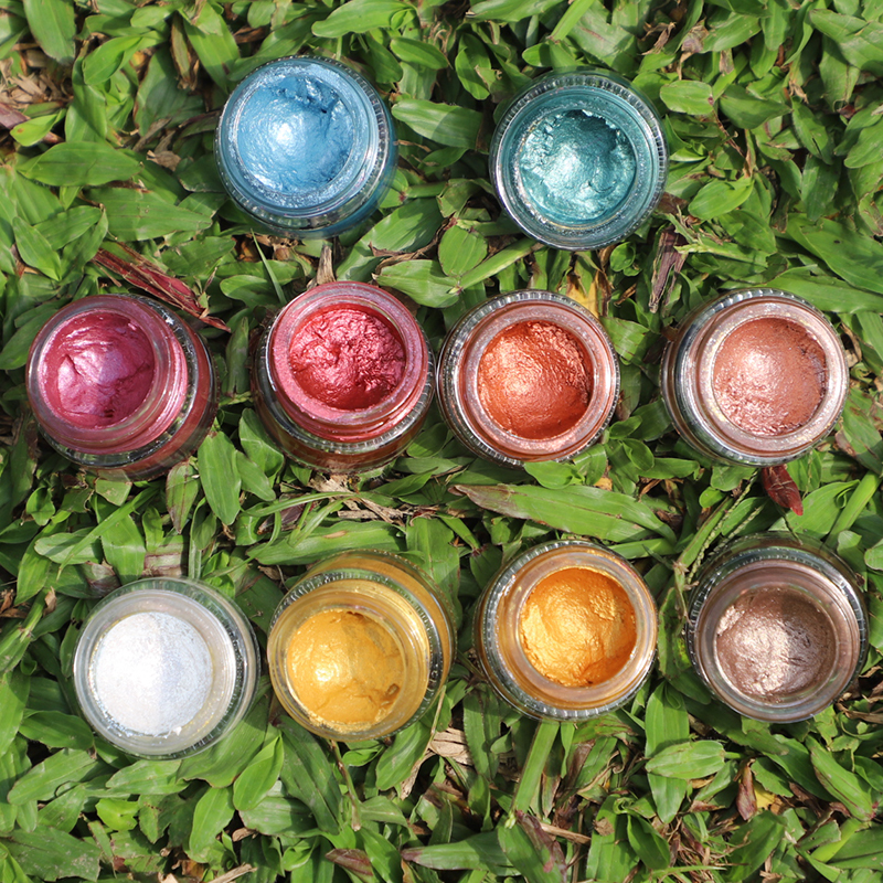 OCHAIN Private Label High Pigment Makeup Highlighter Jelly Eyeshadow Wholesale Wet Creamy Eye Shadow Single Cream Eyeshadow