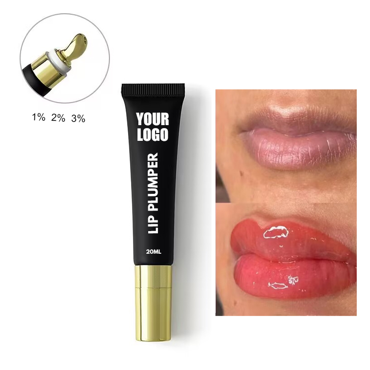 Extreme Lip Plumper Oil Enhancing Fullness Nourishing Moisturizes Private Label Plump Lips Volume Spicy Plumper Lip Gloss