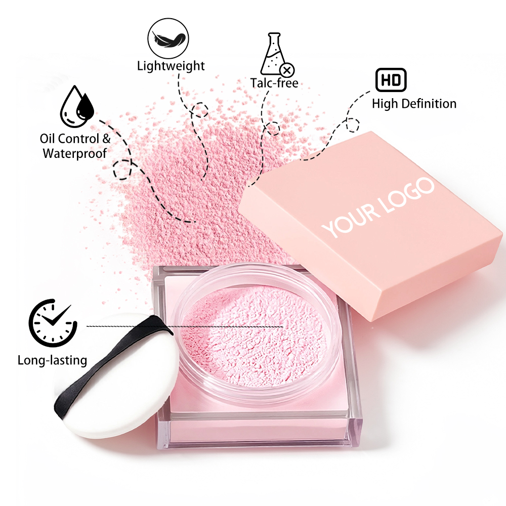 14 Colors Loose Makeup Powder Long-Lasting Oil Control Waterproof Smooth Matte Finishing Setting Powder