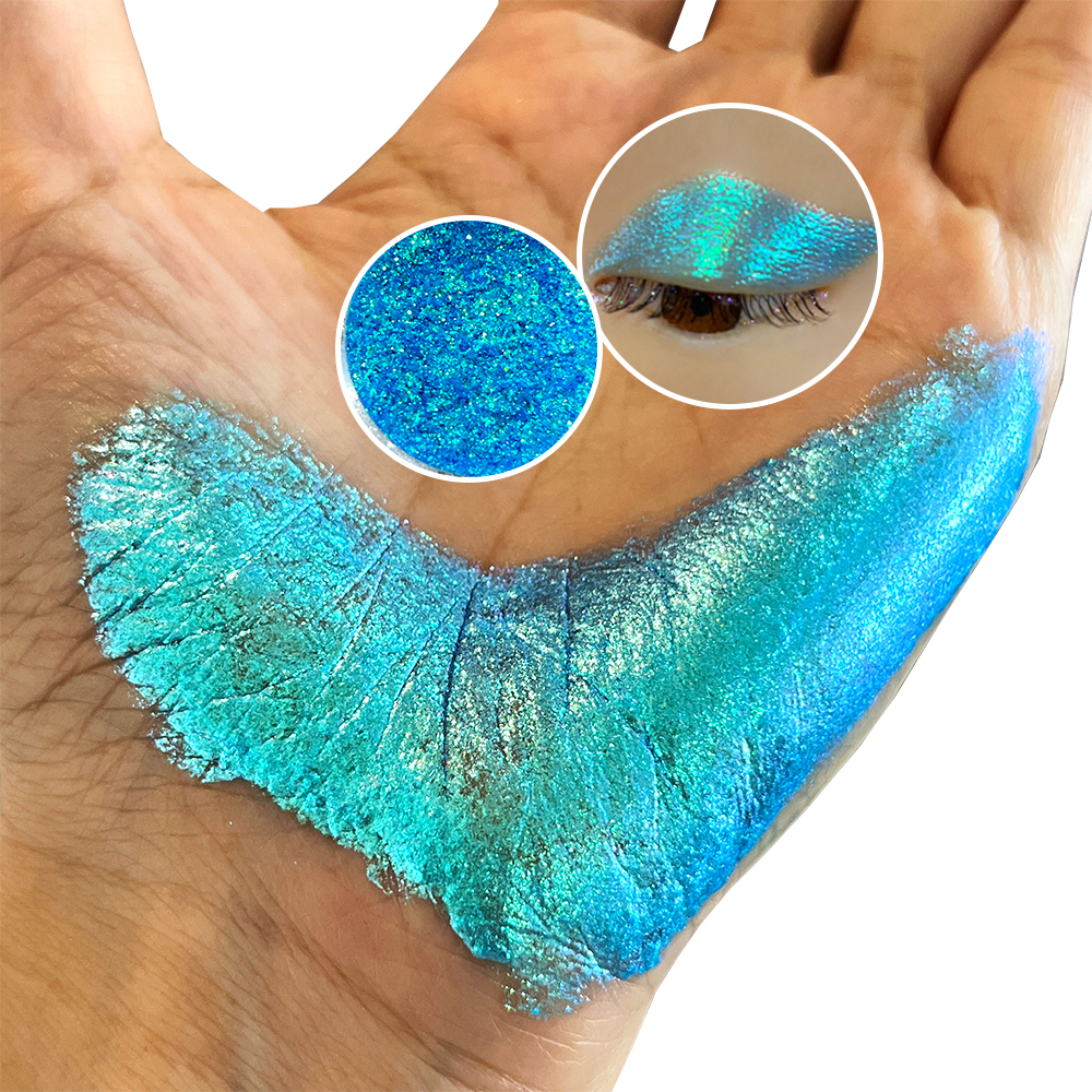New Arrival Loose Multichrome Mermaid Aurora Optical Chameleon Eyeshadow Pigment Powder for Eyeshadow