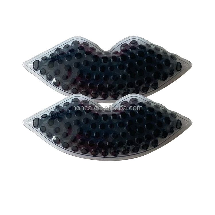 Wholesale Customize Hot Cold Lip Gel Pack Reusable Lip Ice Pack Cooling Lip Gel Mask