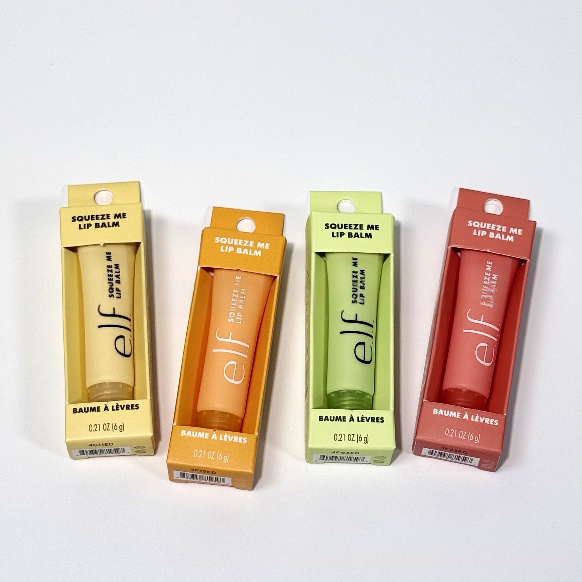 In-Stock Vegan Squeeze Me Colored Cream Lip Balm Moisturizing Hydrating Repairing Lip Primer Peach Strawberry Fruit-Flavored Lip