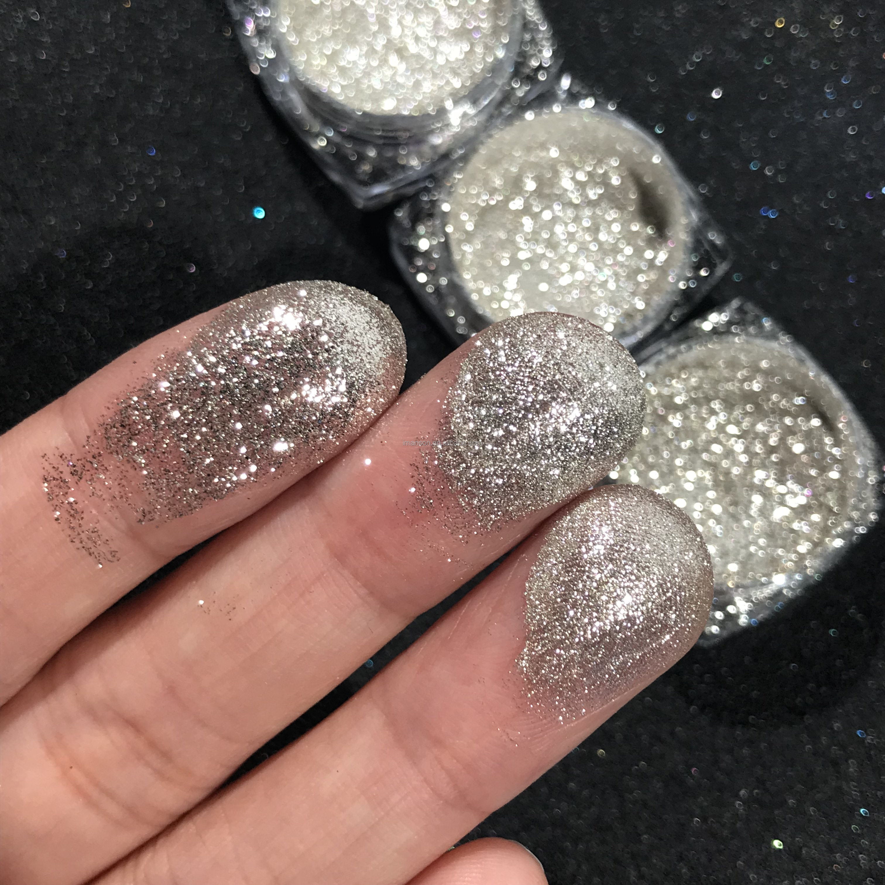 Wholesale Cosmetic Diamond Multichrome Duochrome Sparkling Eyeshadow Makeup Pigments Eye Glitter Pigments