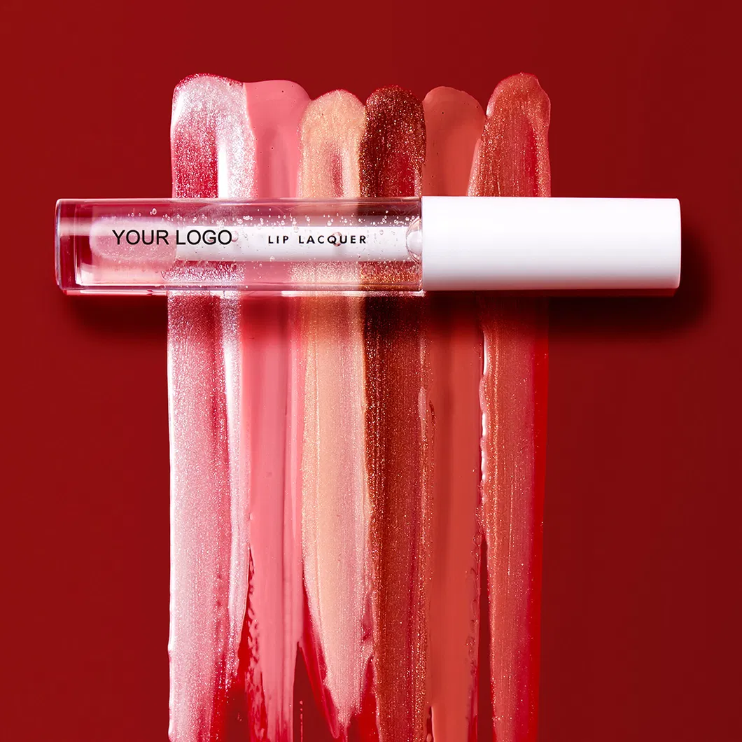 OEM Vegan Organic Nourishing Vitamins a E Lip Lacquer Private Label Shiny Lip Stain