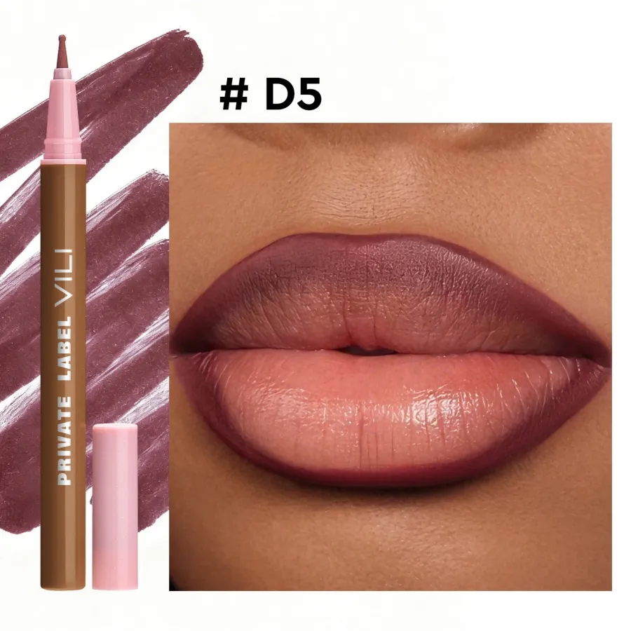 Long-Lasting Makeup OEM/ODM Custom Water Proof Smudge Proof Lip Liner