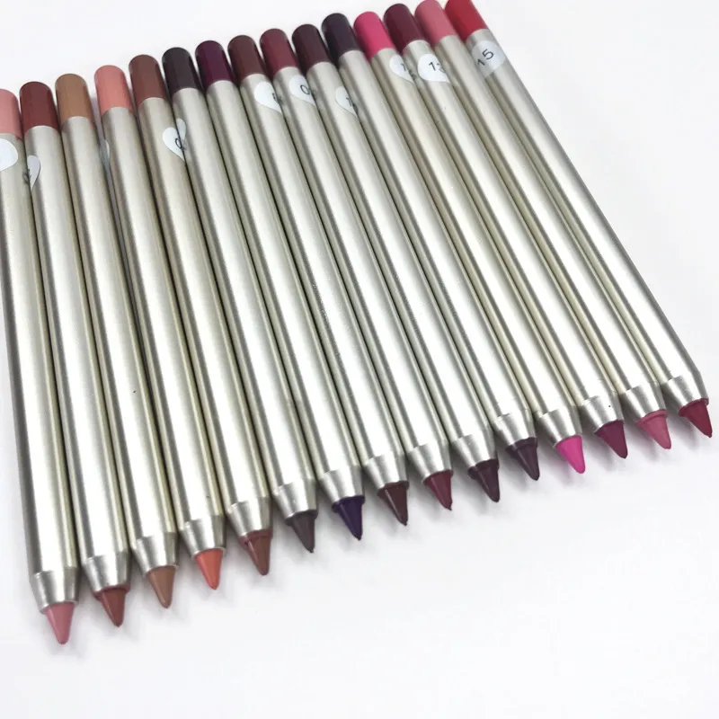 Wholesale Vegan Waterproof Gold Matte Lipliner Organic Creamy Lip Liner Supplier