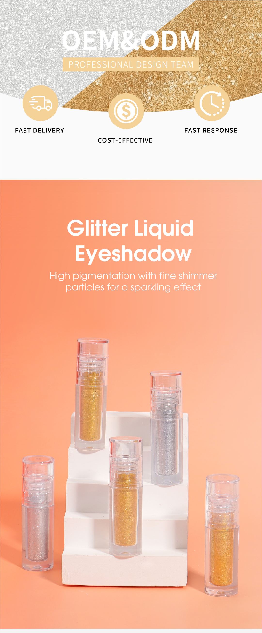 Liquid Eyeshadow Gold Glitter