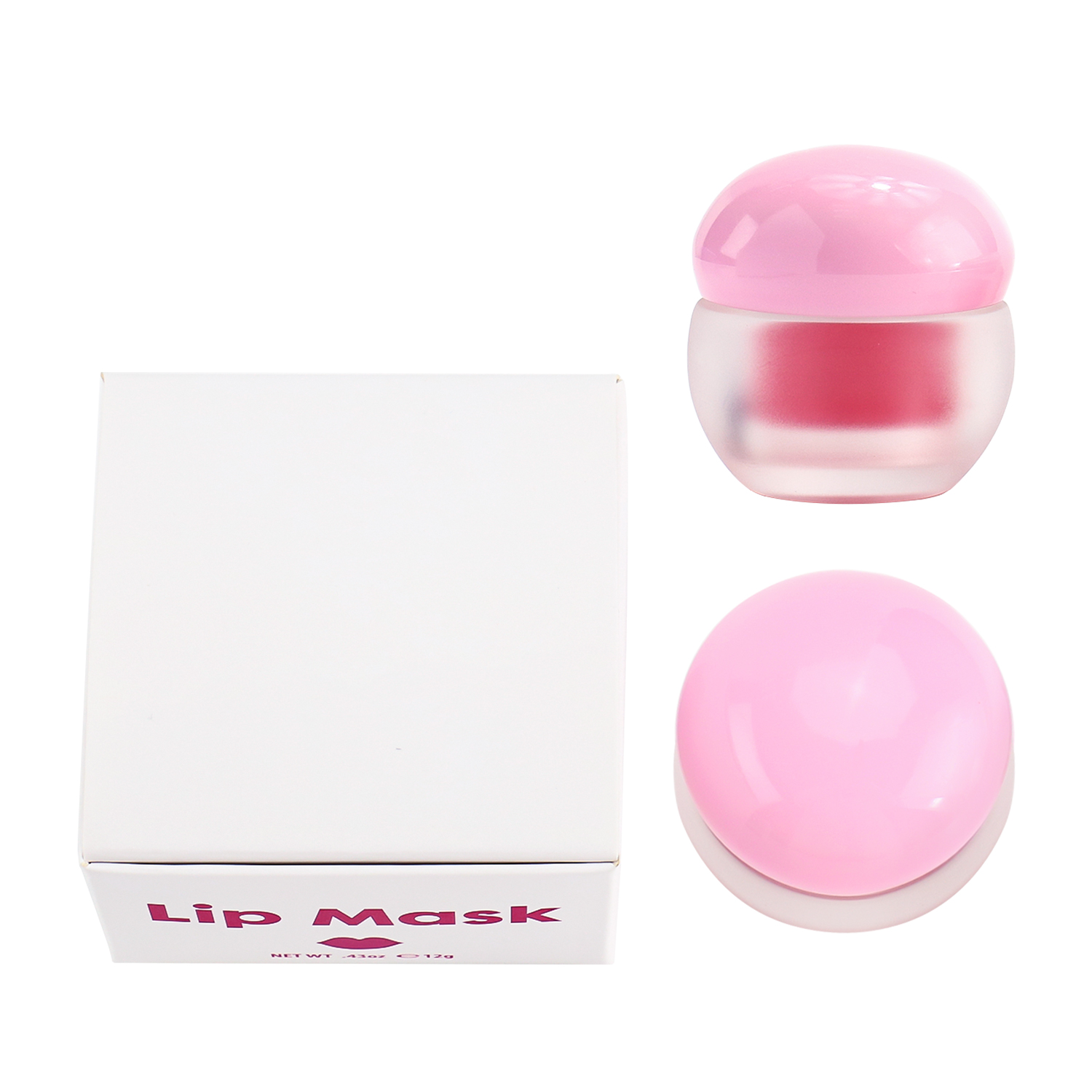 Custom Natural Vegan Hydration Lip Mask Plump Moisturizing Lip Balm Candy and Fruit Flavor Lip Care Mask Overnight