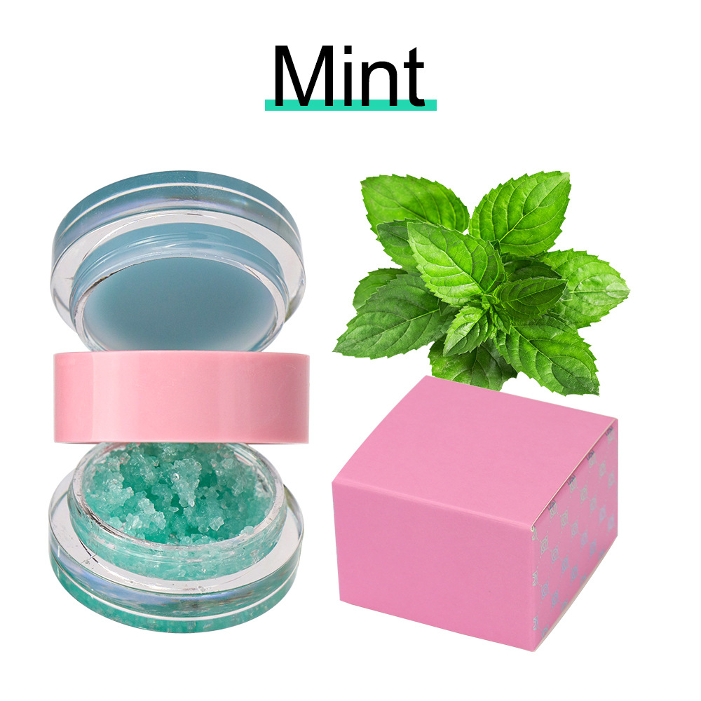 Private Label 2-in-1 Dual Lip Scrub Moisturizing Cream | Exfoliating Mineral Lip Scrub Dark Lips | Wholesale Vegan Lip Care