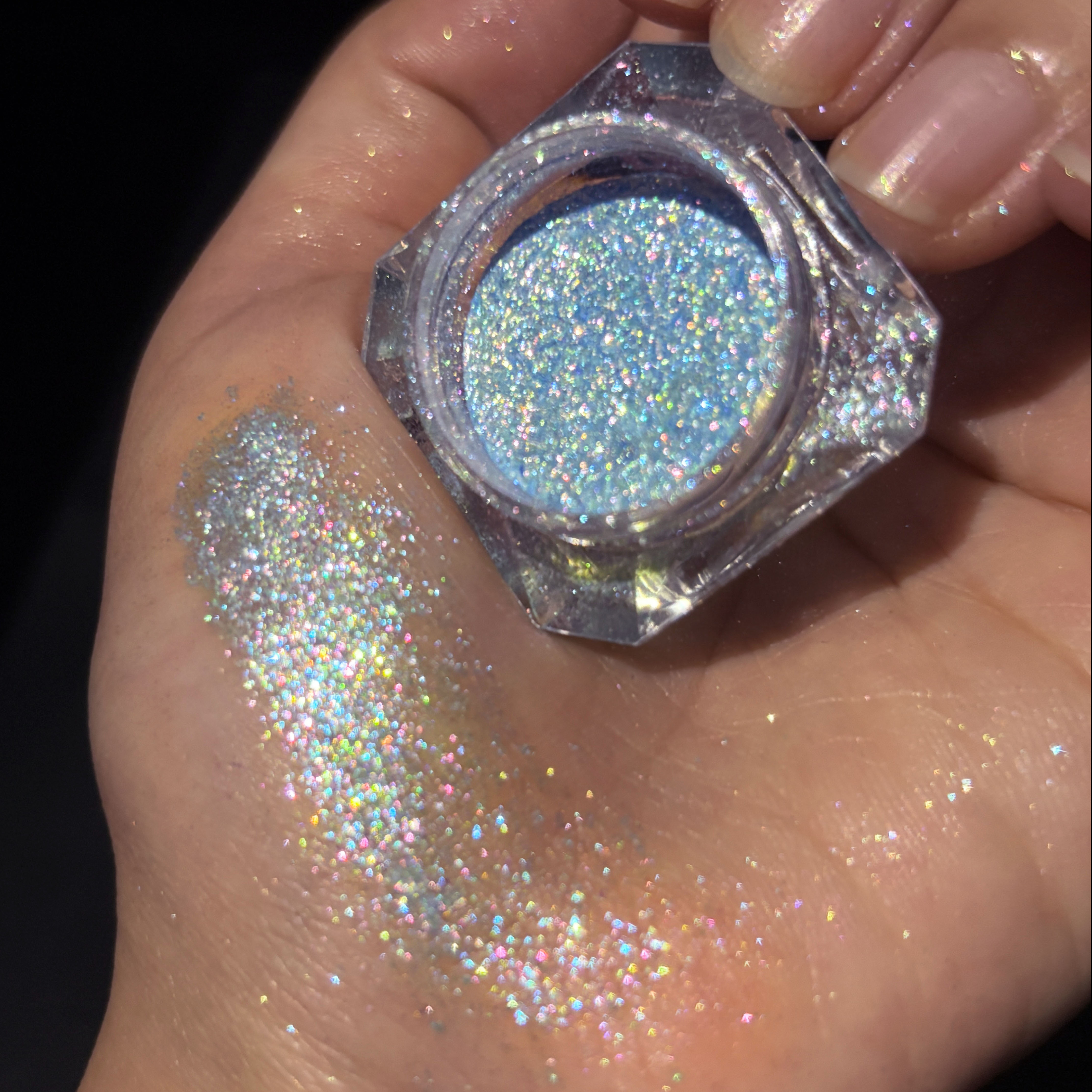 Wholesale Cosmetic Grade Color Changing Multichrome Glitter Loose Chameleon Powder Pigment rainbow Shimmer Eyeshadow for Makeup