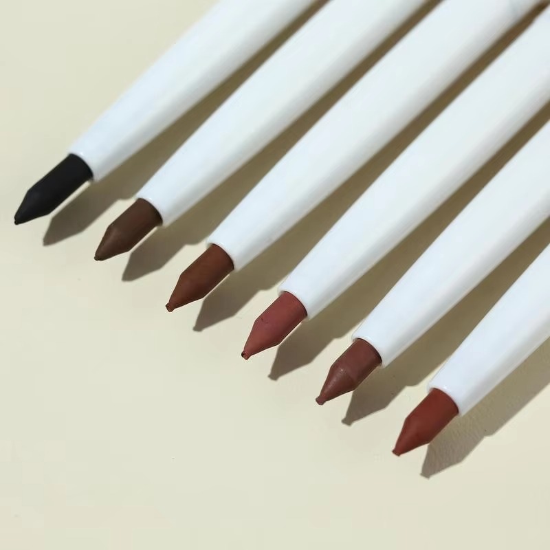 Wholesale High Quality 2 In1 Smudge -Proof Eyeliner Gel Pencil Private Label Long Lasting Waterproof Vegan Matte Lip Lipner