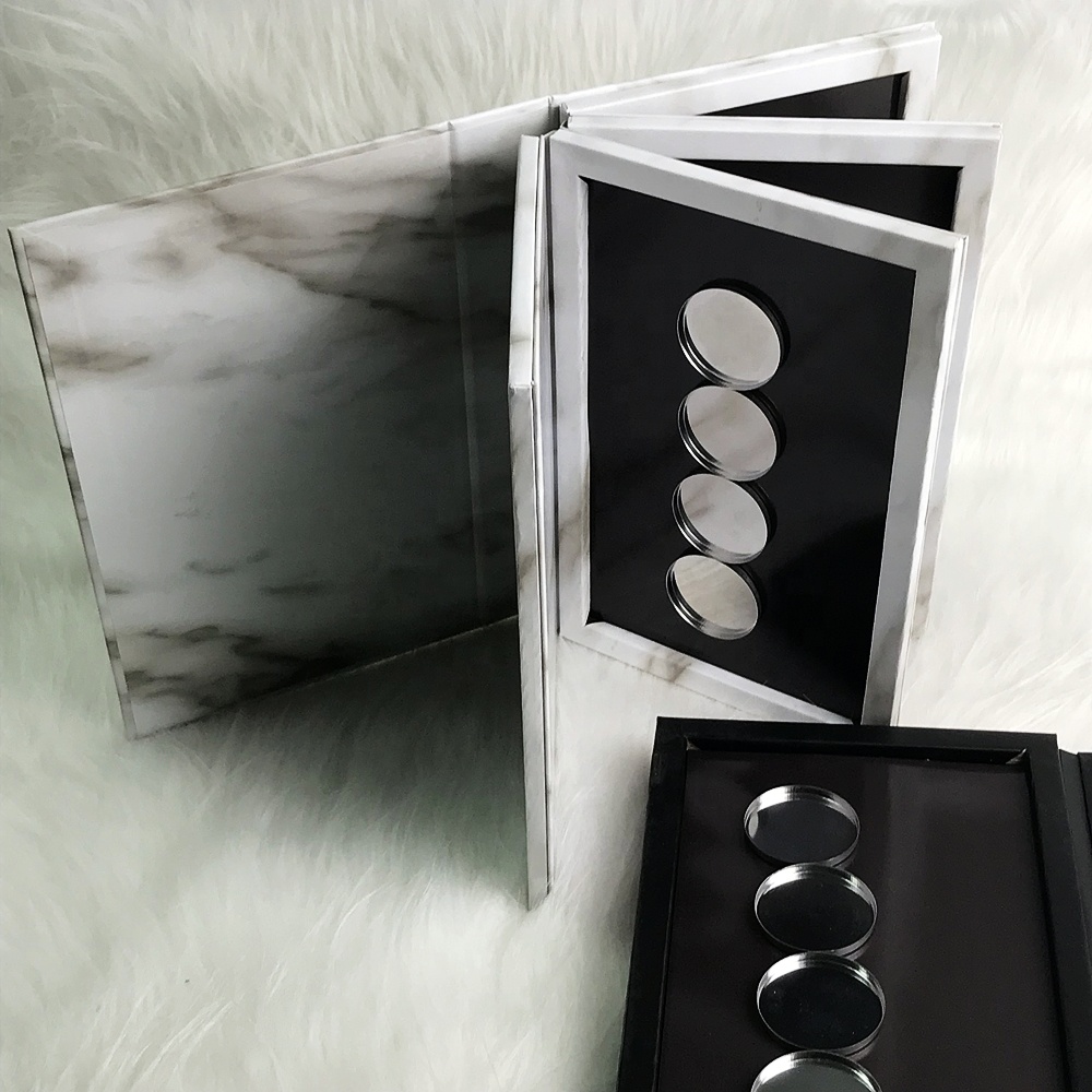 High Quality Custom Private Label Wholesale Eye Shadow Makeup Magnetic Palette Vegan Matte Luminous Metallic Nature Cream Powder