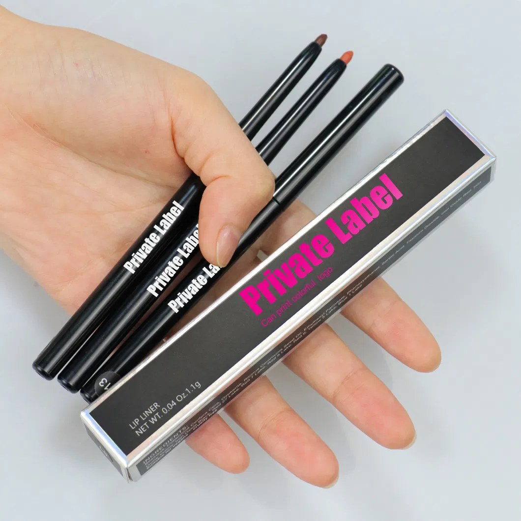 Matte Waterproof Lip Liner Pencil Private Label Custom Logo Vegan Cream Lipliner