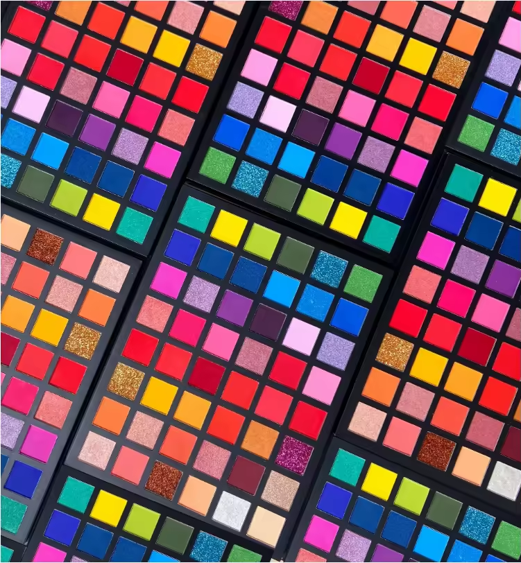 Wholesale Makeup High Pigment Make Your Own Brand Private Label Glitter Private Label Eyeshadow Custom Eyeshadow Palette