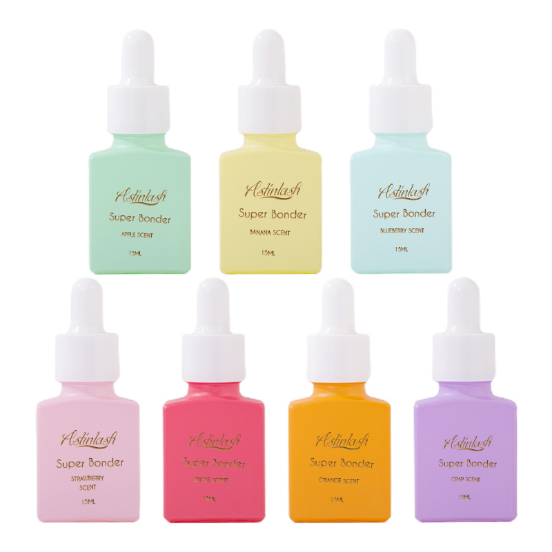 Professional Private Label 15ml Strawberry And Rose Scents Super Bonder Eyelash Extension Primer Glue Lash Glue Primer
