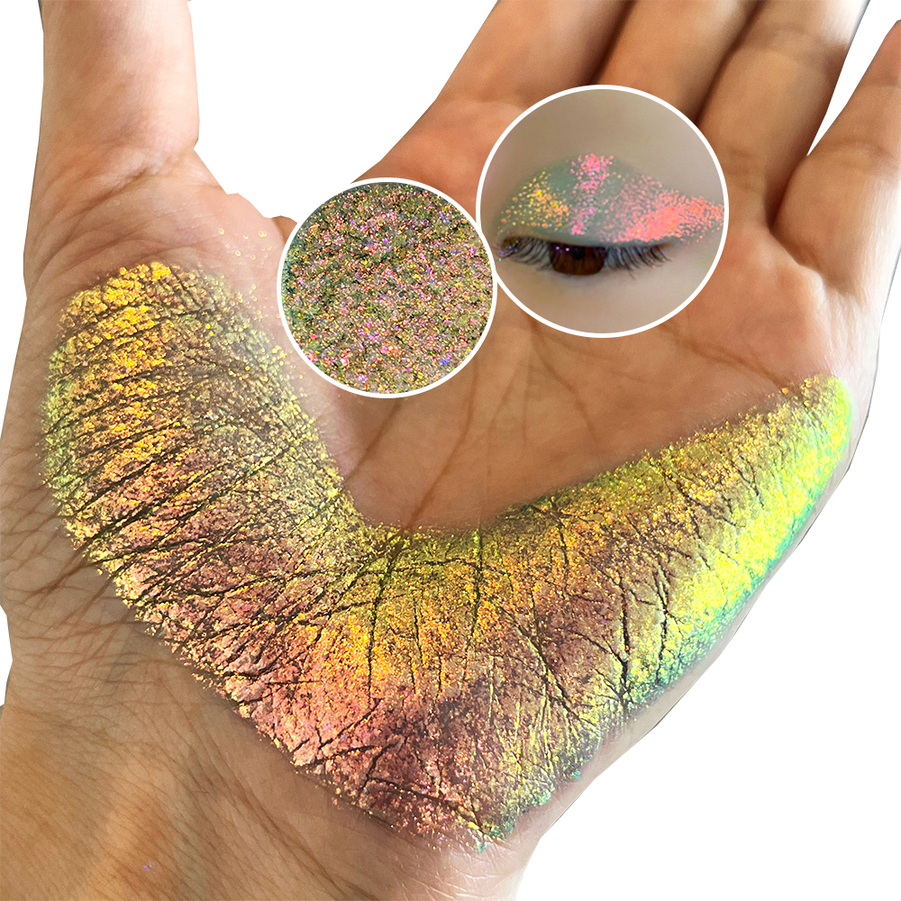 New Arrival Loose Multichrome Mermaid Aurora Optical Chameleon Eyeshadow Pigment Powder for Eyeshadow