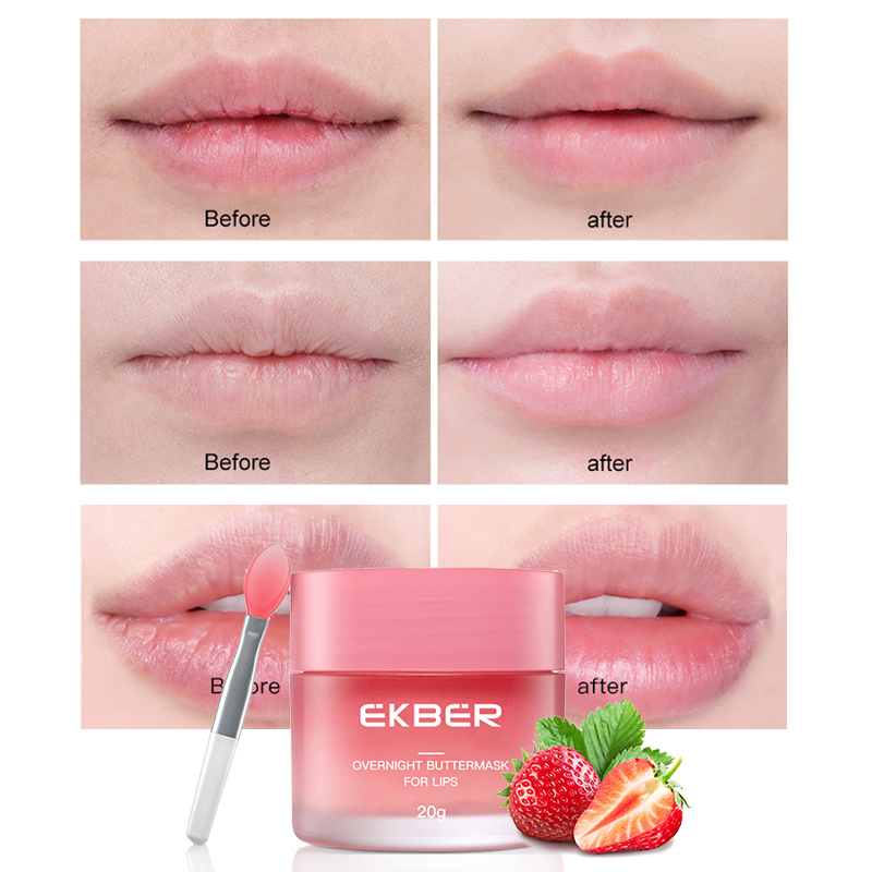 OEM/ODM Sleeping Lips Care Hydrating Moisturizing Exfoliating Pink Plumping Collagen Lip Mask