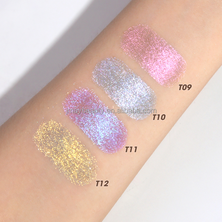 Mashed Potato Eyes Makeup Smooth Soft Buttery Texture Bouncy Glitter Eye Shadow Highlighter Custom Duochrome Cream Eyeshadow