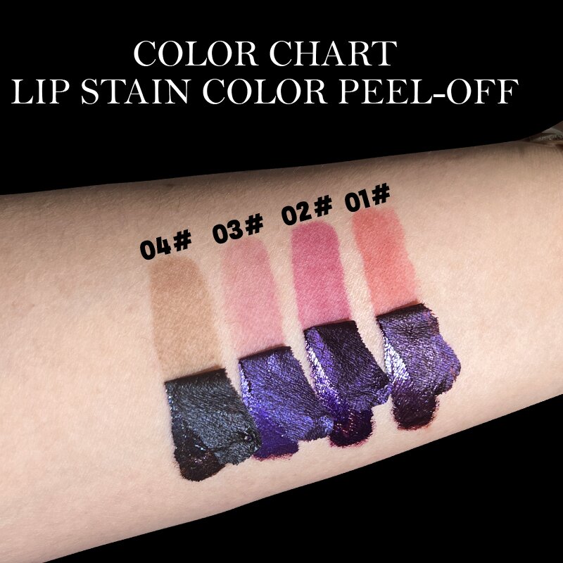 Hot Sale 5g Matte Mineral Gel Lip Stain Peel-off Lip Liner Tattoo Long Lasting Fashionable ODM Lip Makeup