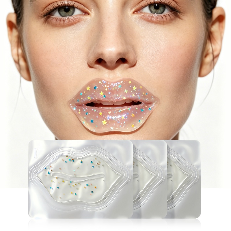 Factory Supply Vitamin C Lip Mask, Hydrating Crystal Lip Patch For Lip Skin Care