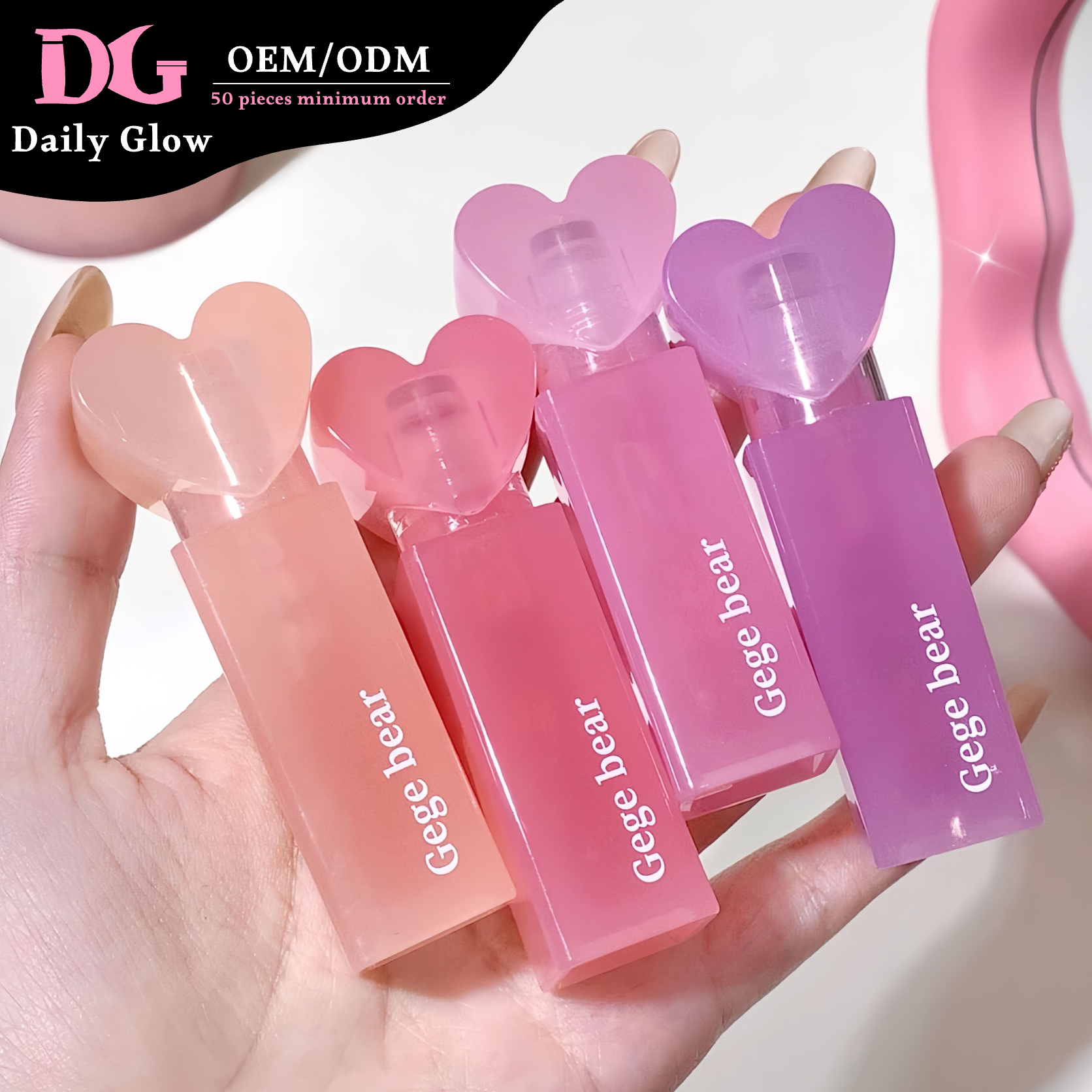 Sweet Fruit Extract Vegan Moisturizing Hydrating Watery Plump Lip Gloss Layerable Youthful Nude Lip Makeup Lip Primer Daily