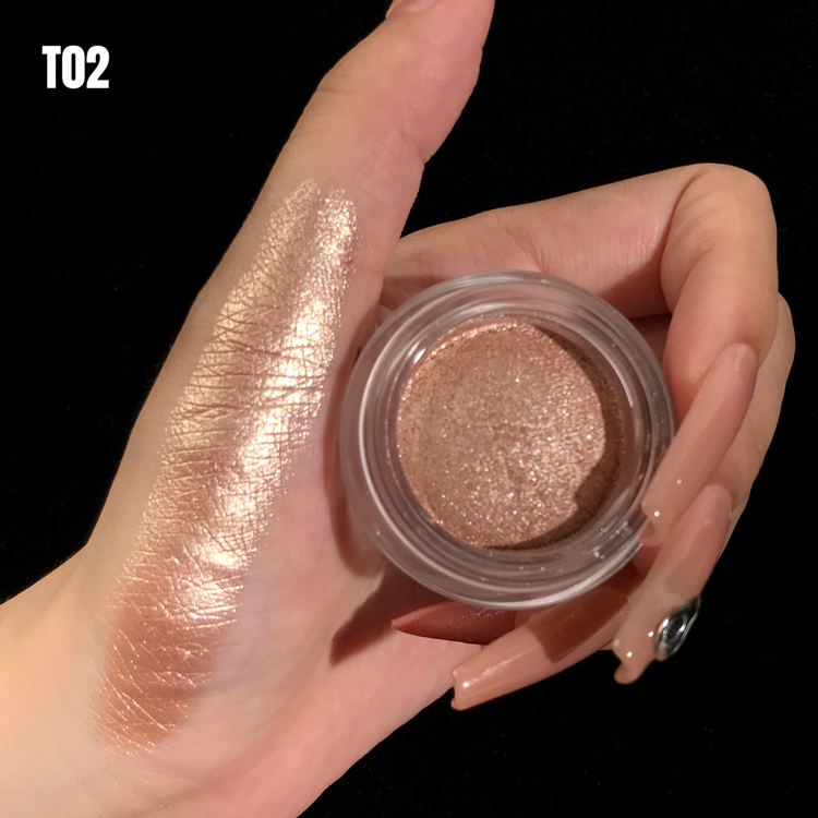 Custom Logo Smooth Cream Eyeshadow Wholesale Customized Cosmetics High Pigment Shimmer Gel Eye Shadow