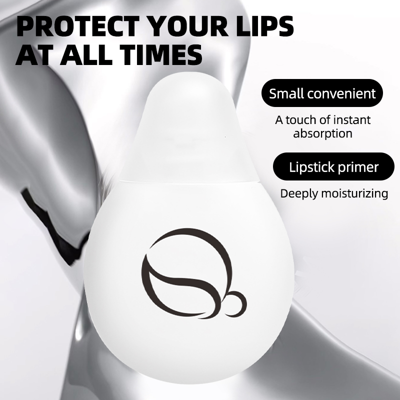 Long-lasting Moisturizing Repair Plump Nourishes Dry Lips Waterproof Liquid Makeup Primer Serum Lip Balm Squalane Amino Fruit