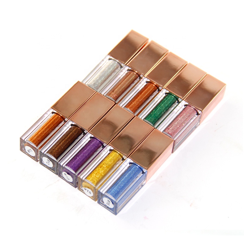 Wholesale OEM Cosmetics Shiny Eye Shadow Eyeliner Glitter Shimmer Liquid Eyeshadow