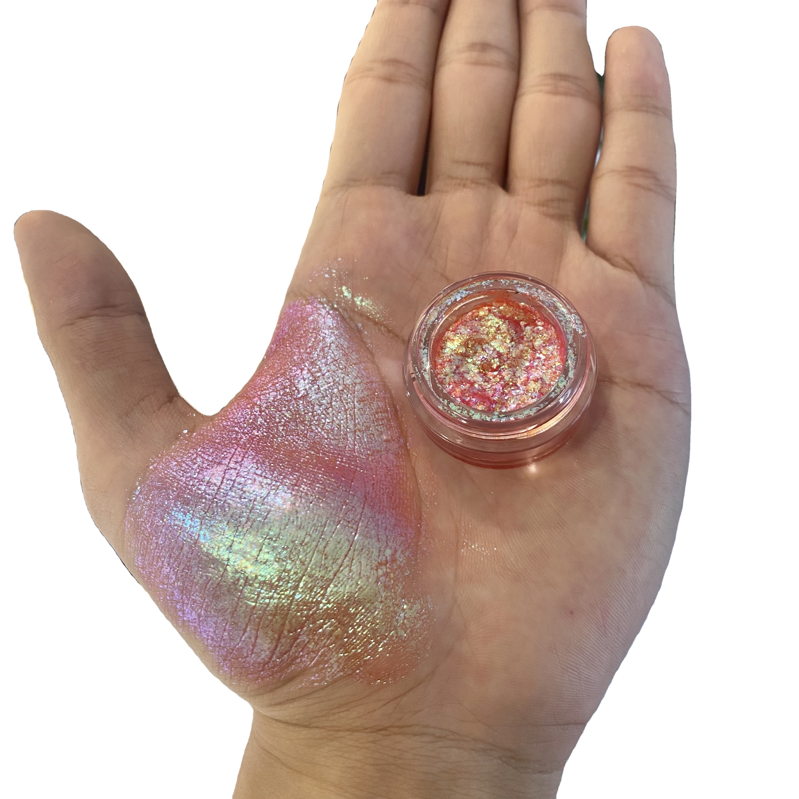 Manutactory Highly Pigmented Gel Eye Shadow Duochrome Eyeshadow Gel Multichrome Flakes Eyeshadow