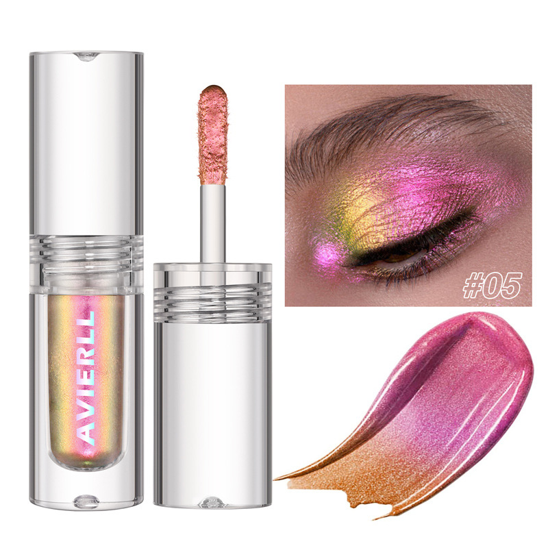 Wholesale Chameleon Color-Shifting Liquid Eyeshadow - Waterproof Chrome Metallic Makeup