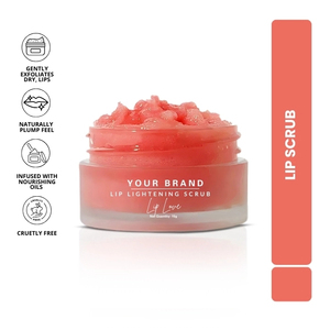Hot Selling Moisturizer Brightening Dark Lips Gentle Exfoliation Peach Lip Scrub for Lips Treatment