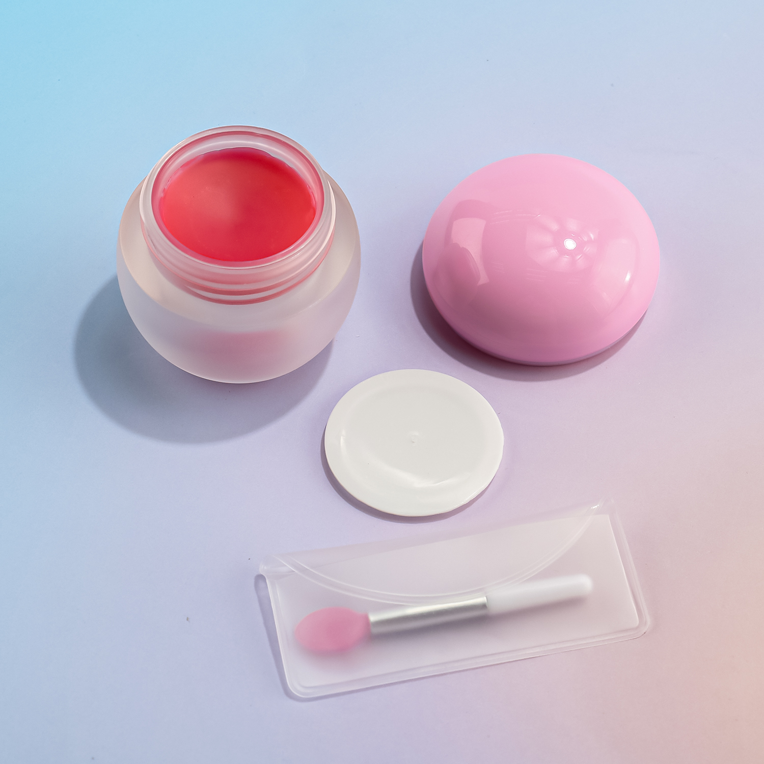 Custom Natural Vegan Hydration Lip Mask Plump Moisturizing Lip Balm Candy and Fruit Flavor Lip Care Mask Overnight