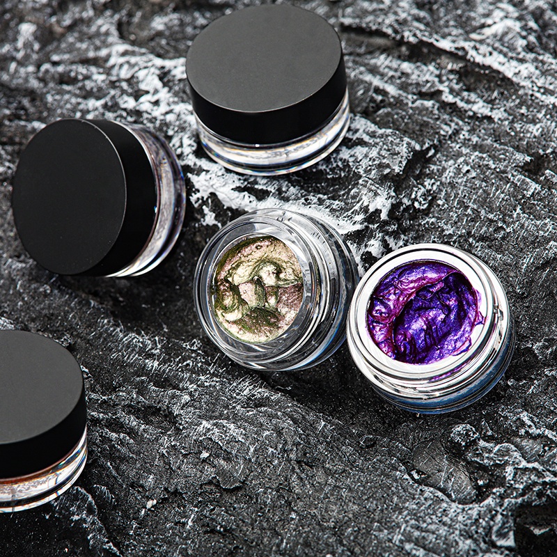 Radiant High Pigment Blue Eye Looks Private Label Cream Multichrome Eye Shadow