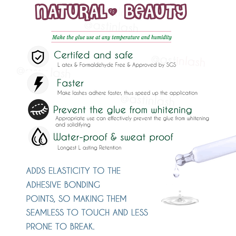 Grape Scented Private Label Vegan Eyelash Bonder Primer Made In Korea Eyelash Extension Bonded Tool Eyelashes &amp; Tools